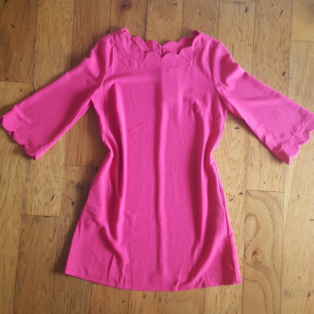 Boutique Hot Pink Dress